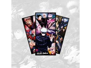 Jujutsu Kaisen Anime Series Gojo Satoru Sukuna Itadori Geto Suguru Megumi Nobara Set of 6 Poster