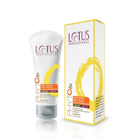 Phyto-Rx Whitening Dry-Touch Daily Sunblock SPF 80 PA+++ Brand: Lotus Professional
