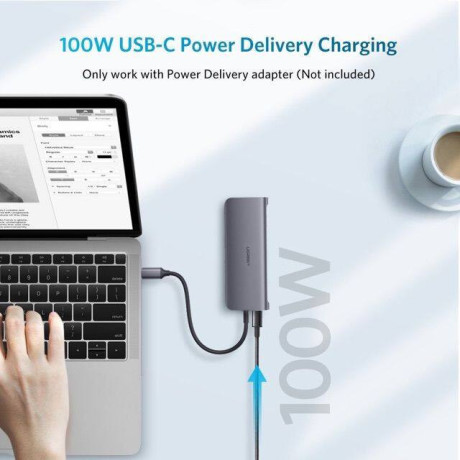 Ugreen 9 in1 USB-C To 3*USB 3.0 A+HDMI+VGA+RJ45 Gigabit+SD/TF+PD Converter