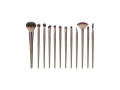 Premium Classic Makeup Brush Set (12 pcs)(Golden) Brand: CC Brand