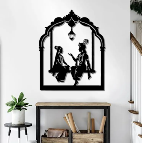ressence-enterprises-radha-krishna-wooden-wall-canvas-home-cafe-office-decor-with-and-without-led-options-in-black-2ft-big-0