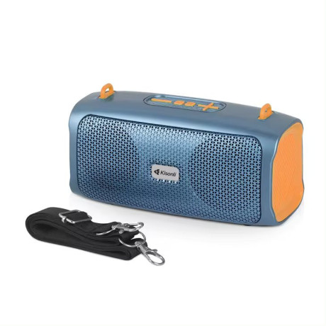 Kisonli KS-2003: Portable Bluetooth Speaker with 5W Stereo Sound, 4.5H Playtime, TF Card, USB, FM Radio, Type-C Charging