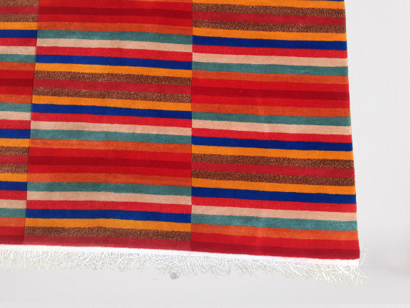 Multy Color 5.64 Ft x 7.84 Ft 60 Knots Nepali Carpet/Galaicha