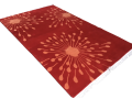 RH3 Red Handknotted Nepali Carpet 60 Knots 153 Cm x 243 Cm