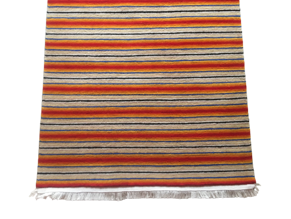 RH39 Multy Color 92 Cm x 160 Cm (3.01 Ft x 5.25 Ft) 60 Knots Handknotted Nepali Carpet