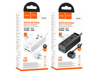 AC9A Talent PD30W(1C2A with 1 socket) desktop charger(EU)