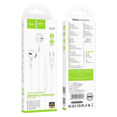 M109 Type-C Sunny digital wire control earphones with microphone