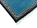 RH21 Blue Color 62 Cm x 185 Cm 60 Knots Handknotted Nepali Carpet-Galaicha