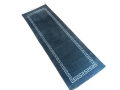 Traditional Nepalese Grey Blue Rug - 60 Knots Quality, 61cm x 182cm