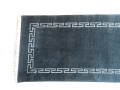 Traditional Nepalese Grey Blue Rug - 60 Knots Quality, 61cm x 182cm