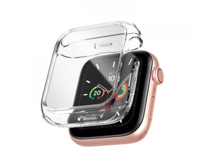 WS1 Light and transparent series all-Inclusive TPU protective case for iWatch Series7/8(41mm)