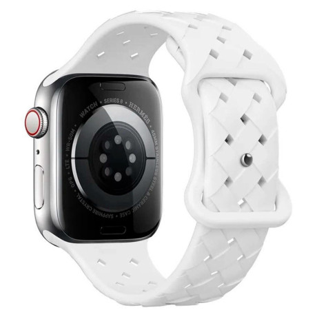 iwatch-wa16-flexible-series-bamboo-pattern-solid-color-silicone-strap384041mm-white-big-0