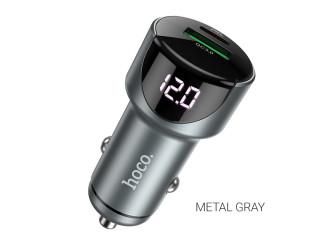 Z42 Light road dual port digital display PD20W+QC3.0 car charger