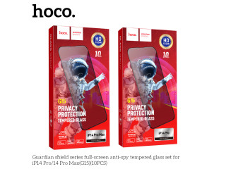 Anti-spy tempered glass set for iP14 Plus/13 Pro Max(G15)(10PCS)