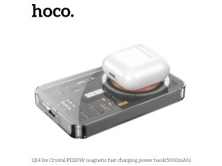 Q14 Ice Crystal PD20W magnetic fast charging power bank(5000mAh)