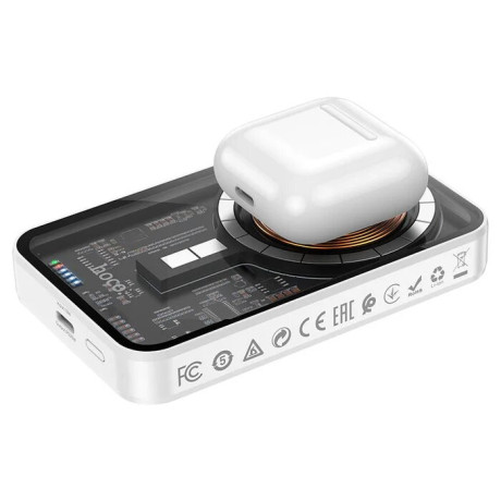 Q10A Transparent discovery edition PD20W magnetic wireless fast charging power bank(10000mAh)