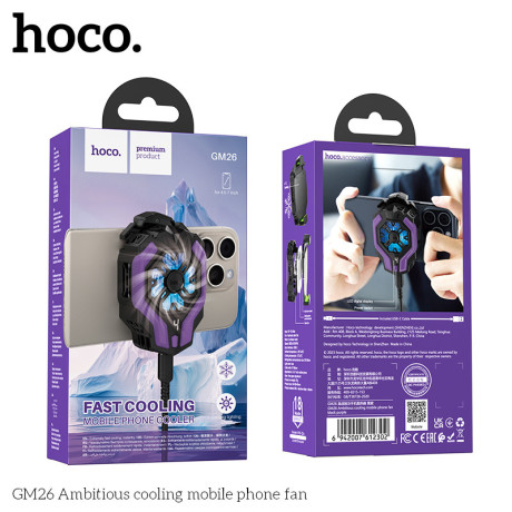 GM26 Ambitious cooling mobile phone fan