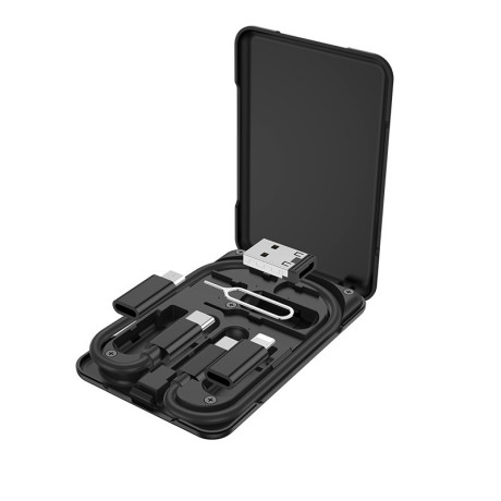 U86 Treasure charging data cable with storage case