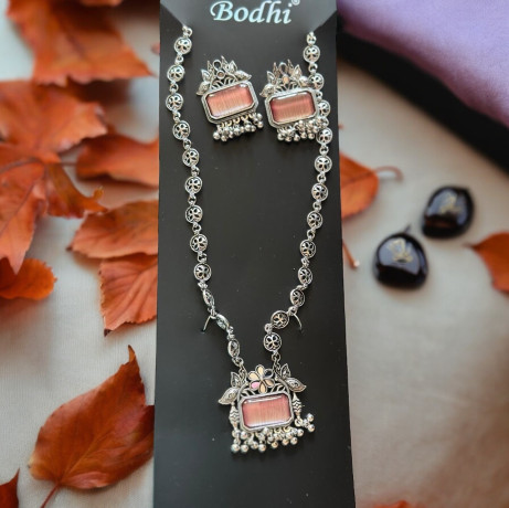 Oxidised Necklace (0-45)