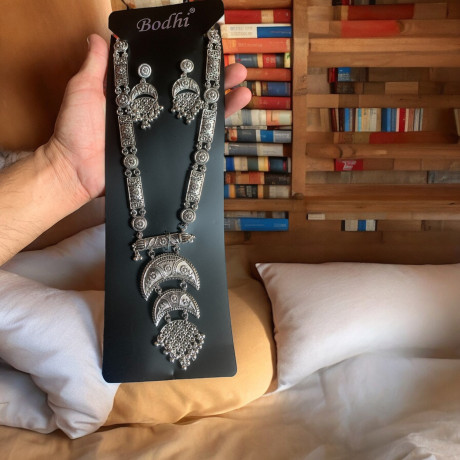 Oxidised Necklace (0-55)