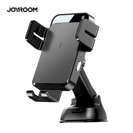 JR-ZS219 Three-axis electric wireless charging car holder （dashboard）Black