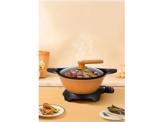 HE40 Dual heating smokeless non-stick electric frying pan(EU)