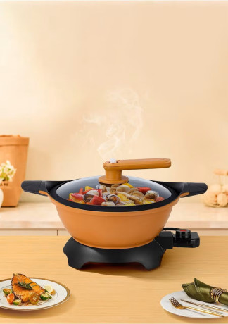 HE40 Dual heating smokeless non-stick electric frying pan(EU)