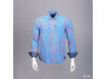 Cotton Linen Check Full Shirt