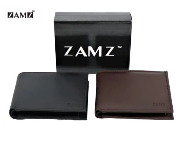 Zamz Genuine 100% Leather Wallet For Men