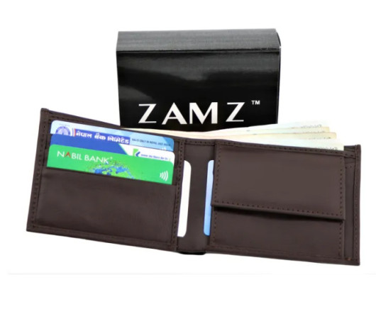 Zamz Genuine 100% Leather Wallet For Men
