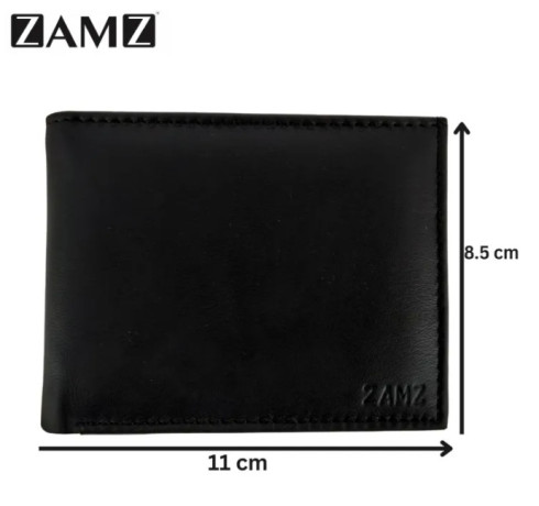 Zamz Genuine 100% Slim Leather Wallet For Men
