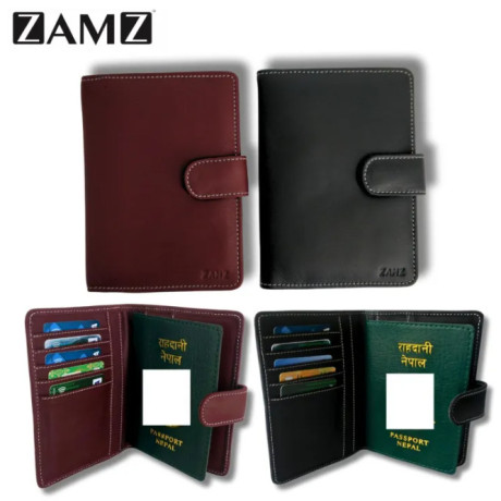 Zamz Passport Holder Travel Wallet Organiser, Travel Document Holder for Men & Women Travel Accessories