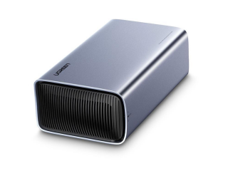 USB-C 3.1 To 3.5”/2.5″ Dual Bay RAID Hard Drive Enclosure