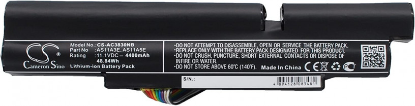 Acer Aspire T 3830T 3830TG 4830T 4830TG 5830T 5830TG AS3830T AS3830TG AS4830T AS5830TG; P/N: AS11A3E AS11A5E AS11B5E