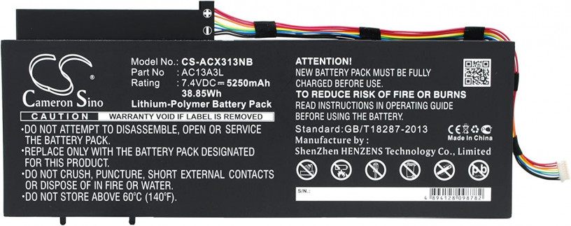 laptop battery Acer AC13A3L X313 X313-E X313-M