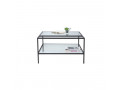 VENUSSY SQUARE COFFEE TABLE 90 CM BK/CG