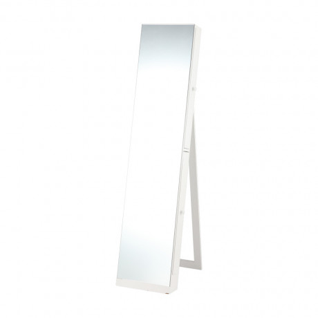 EMMA STANDING MIRROR+CABINET WT