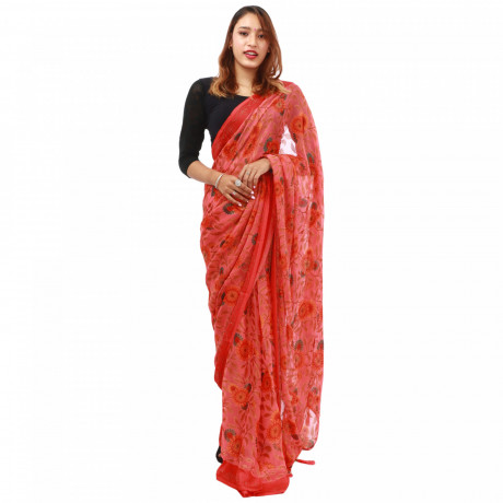 womens-zari-printed-chiffon-saree-with-unstitched-blouse-piece-big-0