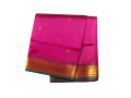 Semi Paithani With Plain Design Saree For Women