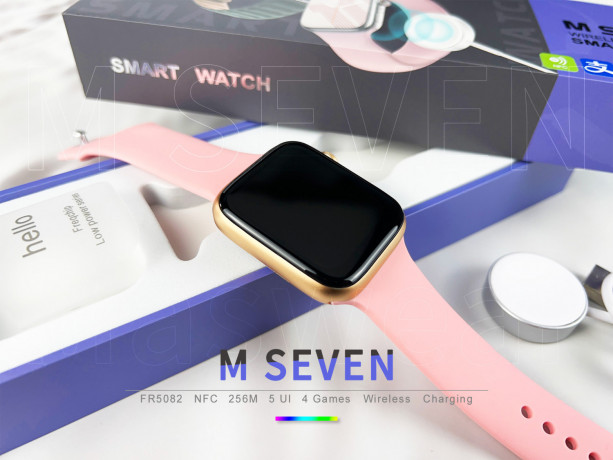 M Seven Series 7 Smartwatch with NFC and Wireless Charging