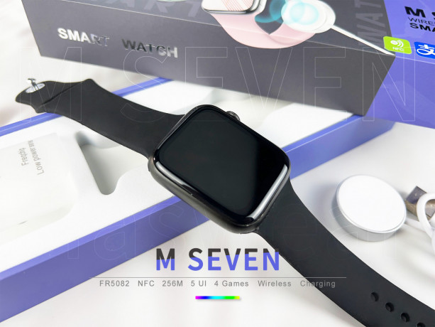 M Seven Series 7 Smartwatch with NFC and Wireless Charging