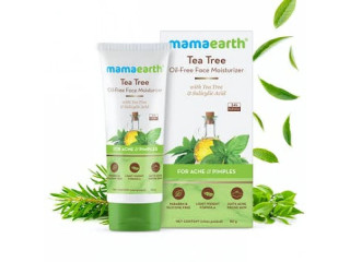Mamaearth Tea Tree Oil-Free Face Moisturizer with Tea Tree and Salicylic Acid - 80 ml