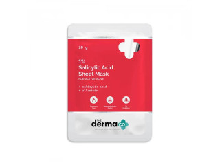 Derma Co. 1% Salicylic Acid Face Serum Sheet Mask