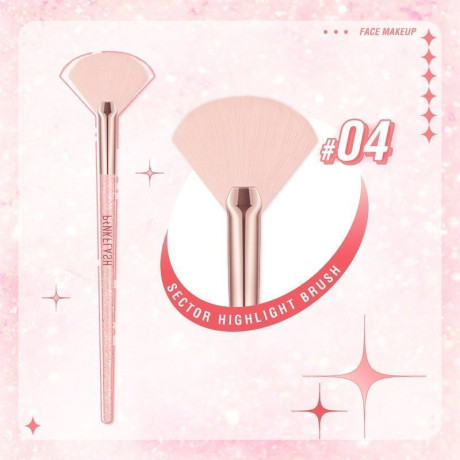 Pink Flash-T04 Scalloped Highlight Brush #04