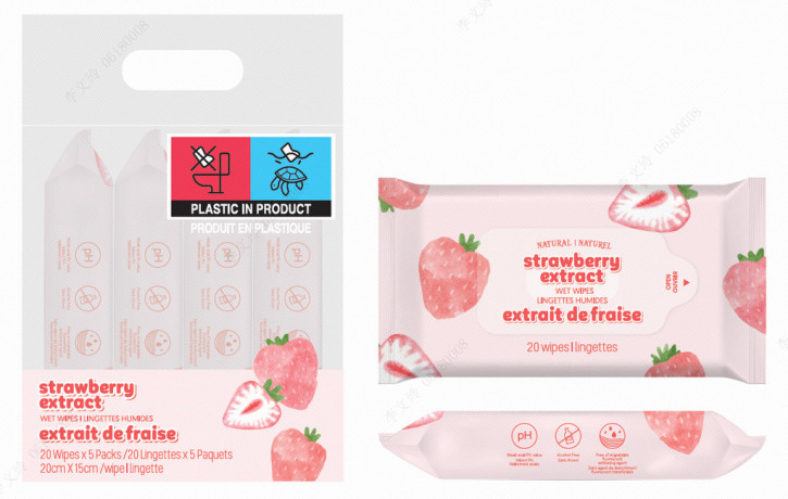 miniso-strawberry-extract-wet-wipes-20-wipes-x-4-packs-big-0