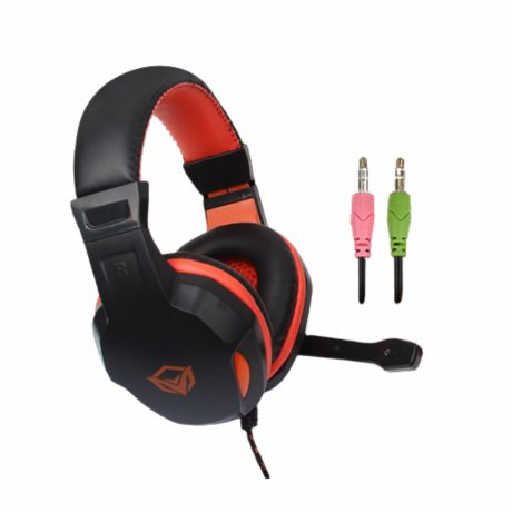 Meetion MT-HP010 Scalable Noise-Canceling Stereo Leather Wired Gaming Headset