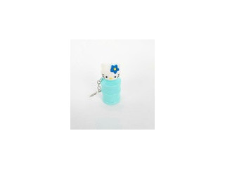 Kitty Keychain Balm Color: Sky Blue