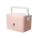 Double-Layer Medicine Case for Home Color: Pink