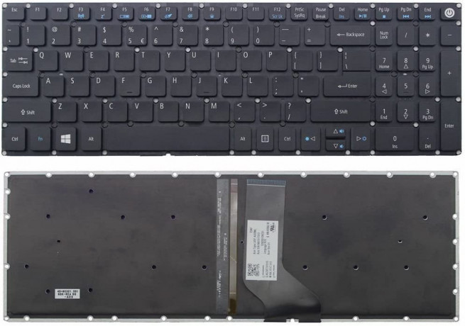 Laptop keyboard Acer Aspire E5-573 E5-573G E5-573T E5-573TG US with Backlit