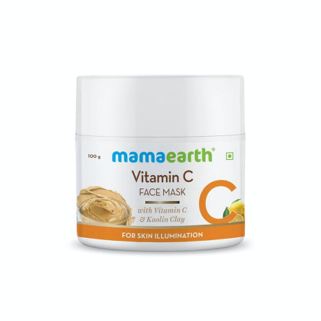 Mamaearth Vitamin C Face Mask With Vitamin C & Kaolin Clay for Skin Illumination-100 g Brand: CC Brand